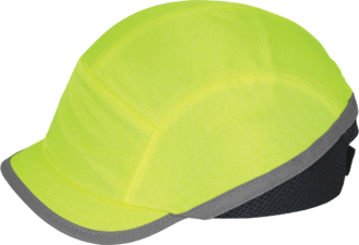 Bezpečnostní čepice s ABS skořepinou PROFI HIVIS SHORT