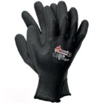 Latexové rukavice pracovní DRAGO BLACK