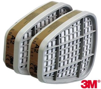 Filtr proti plynům a parám 3M™ 6055 A2 2ks v balení