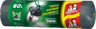 Pytle na odpad 60 litrové 10ks stahovací
