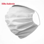 Hygienické rouško GUARD bavlněné dvouvrstvé s otvorem na filtr 50ks