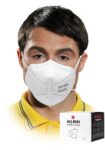 Hygienické rouško KN95 bílé z polypropylenu 5 vrstvé 20ks