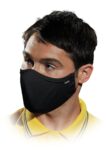 Hygienické roušky bavlněné třívrstvé SAFER BLACK 10ks