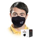 Hygienické rouško KN95 černé z polypropylenu 5 vrstvé 20ks
