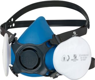 Set polomaska s filtry P3 R SECURA 3100 DUST