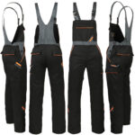 Pracovní montérky s laclem PRO BLACK
