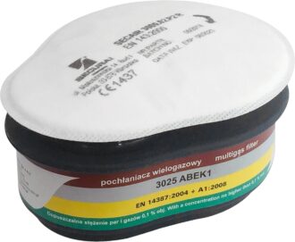 Filtr proti plynům a prachu ABEK1P2 R SECURA