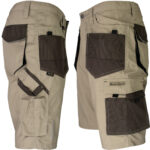 Monterkové kraťasy PROFI COOL BROWN 2.0