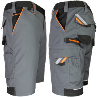 Pracovní monterkové kraťasy PRO GREY DUAL