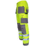 Reflexní montérky PROFI HIVIS GREY GELB