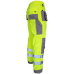Reflexní montérky PROFI HIVIS GREY GELB