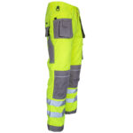 Reflexní montérky PROFI HIVIS GREY GELB