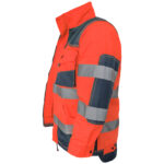 Pracovní bunda reflexní PROFI HIVIS NAVY