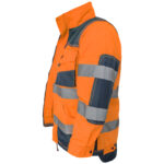 Pracovní bunda reflexní PROFI HIVIS NAVY