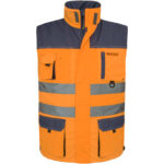 Reflexní pracovní vesta PROFI HIVIS NAVY