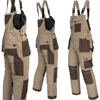 Zimní montérky s laclem PROFI COOL BROWN