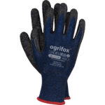Pracovní rukavice máčené v latexu SPANDEX OX NAVY