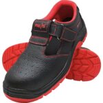 Kožené pracovní sandály ALFASAN COOL RED SB