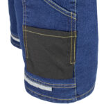 Pracovní džínové kraťasy strečové JEANS STRETCH BLUE