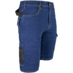 Pracovní džínové kraťasy strečové JEANS STRETCH BLUE