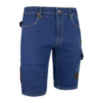 Pracovní džínové kraťasy strečové JEANS STRETCH BLUE