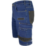 Pracovní džínové kraťasy strečové JEANS STRETCH BLUE