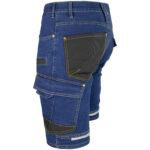 Pracovní džínové kraťasy strečové JEANS STRETCH BLUE