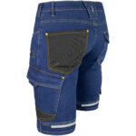 Pracovní džínové kraťasy strečové JEANS STRETCH BLUE