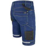 Pracovní džínové kraťasy strečové JEANS STRETCH BLUE