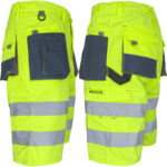 Reflexní kraťasy PROFI HIVIS NAVY