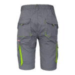 Dámské montérkové kraťasy s elastanem FRAULAND GREY YELLOW