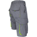 Dámské montérkové kraťasy s elastanem FRAULAND GREY YELLOW