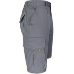 Dámské montérkové kraťasy s elastanem FRAULAND GREY YELLOW