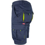 Montérkové kraťasy s elastanem MANNLAND NAVY YELLOW