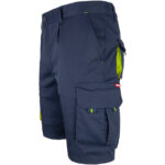 Montérkové kraťasy s elastanem MANNLAND NAVY YELLOW