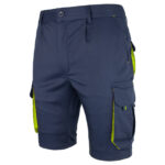 Montérkové kraťasy s elastanem MANNLAND NAVY YELLOW