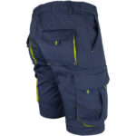 Montérkové kraťasy s elastanem MANNLAND NAVY YELLOW