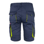 Montérkové kraťasy s elastanem MANNLAND NAVY YELLOW