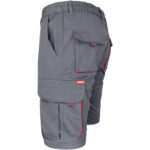 Montérkové kraťasy s elastanem MANNLAND GREY RED