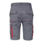 Montérkové kraťasy s elastanem MANNLAND GREY RED