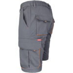 Montérkové kraťasy s elastanem MANNLAND GREY ORANGE