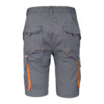 Montérkové kraťasy s elastanem MANNLAND GREY ORANGE