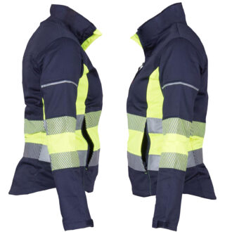 Dámská elastická pracovní bunda FRAULAND HIVIS NAVY