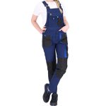 Dámské pracovní kalhoty s laclem FIO NAVY
