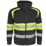 Pracovní reflexní mikina s kapucí na zip RAUTEX