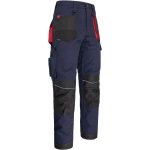 Pracovní montérky do pasu PROFI NAVY RED 2.0