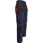 Pracovní montérky do pasu PROFI NAVY RED 2.0