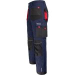 Pracovní montérky do pasu PROFI NAVY RED 2.0