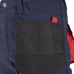 Pracovní montérky do pasu PROFI NAVY RED 2.0