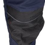 Pracovní montérky do pasu PROFI NAVY RED 2.0
